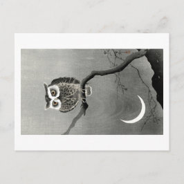 vykort med Ohara Koson-design