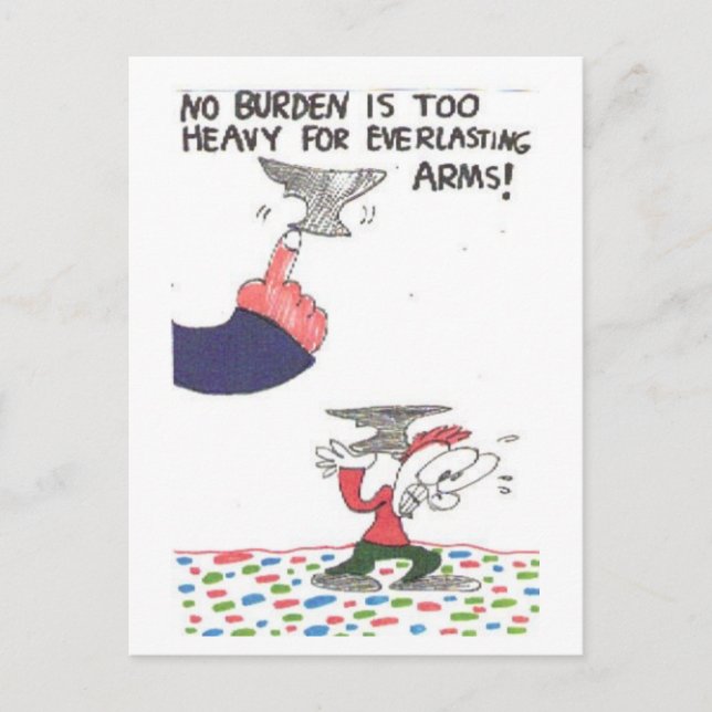 Vykort med roliga kyrkskyltar, animerad (Framsida)