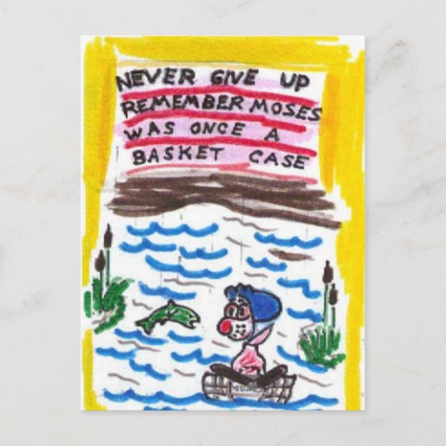 Vykort med roligt kyrkligt tecken (Framsida)