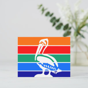 Vykort med Sankt Petersburgs flagga