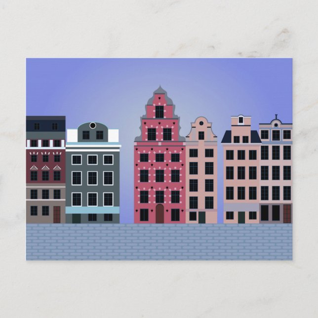 vykort med Stockholm (Framsida)