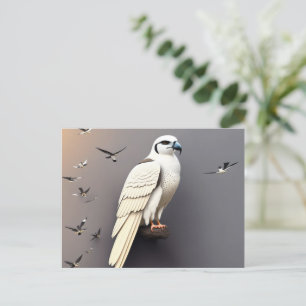 Vykort med Svalt Kite Bird