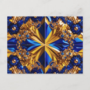 Vykort med svensk färgdesign