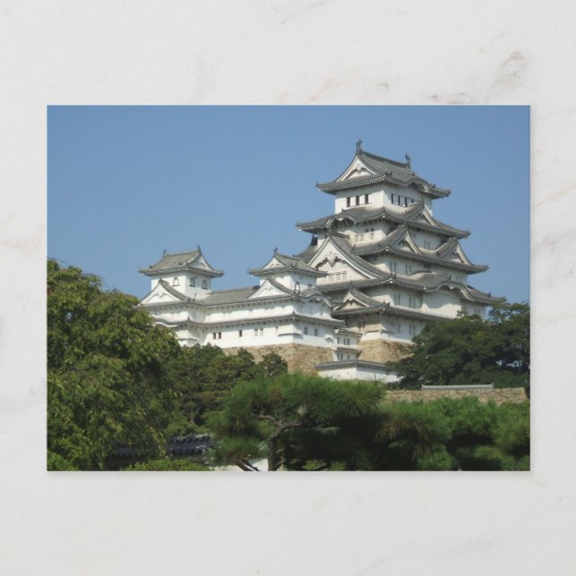Vykort med tanke på Himeji Castle (Framsida)