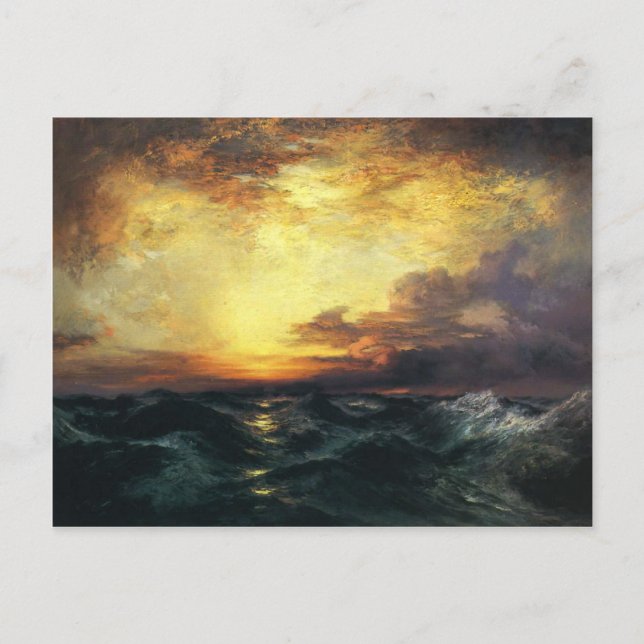 vykort med Thomas Moran-målning (Framsida)