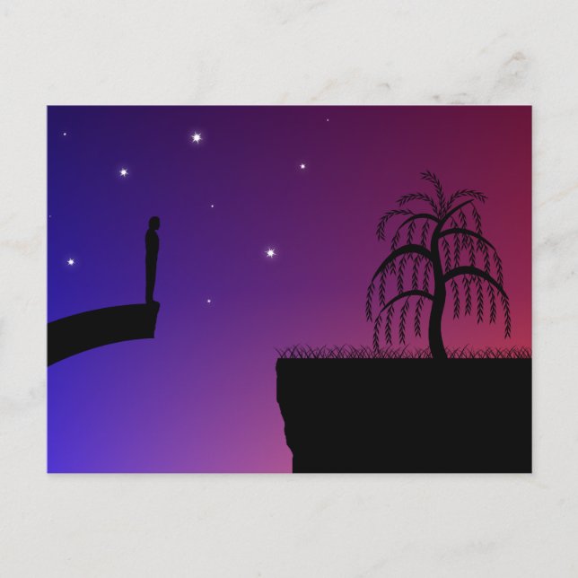 Vykort med trasig bro (Framsida)