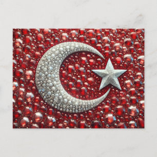 vykort med turkiskt Färg-format