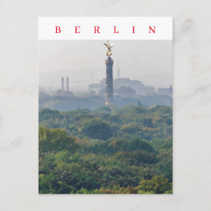 Vykort med utsikt över Berlin Tiergarten