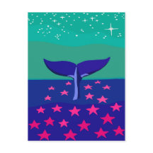 vykort med vackert bild i val