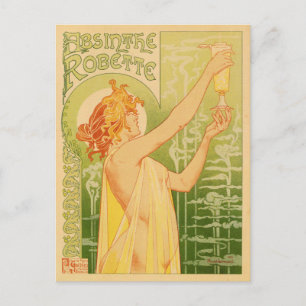 Vykort med Vintage annons-Poster