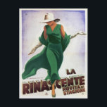 Vykort med Vintage Italiensk Mode-utskrift<br><div class="desc">Vykort med vintage Italienska mode-utskrift från tidigt 1900-talet. Snälla, låt oss veta om ni vill ha några förändringar som skulle glädja er. Vi är lycklig för att hjälpa till om du behöver några ändringar i layouten, t.ex. färg, ton, storleka eller andra tillägg, t.ex. din egen unika text. Kontakta oss och...</div>