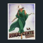 Vykort med Vintage Italiensk Mode-utskrift<br><div class="desc">Vykort med vintage Italienska mode-utskrift från tidigt 1900-talet. Snälla, låt oss veta om ni vill ha några förändringar som skulle glädja er. Vi är lycklig för att hjälpa till om du behöver några ändringar i layouten, t.ex. färg, ton, storleka eller andra tillägg, t.ex. din egen unika text. Kontakta oss och...</div>