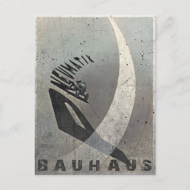 Vykort med Vintage László Moholy-Nagy Print (Framsida)