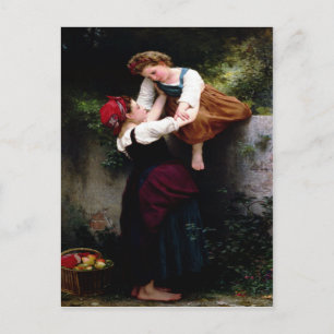 vykort med William Bouguereau-målning