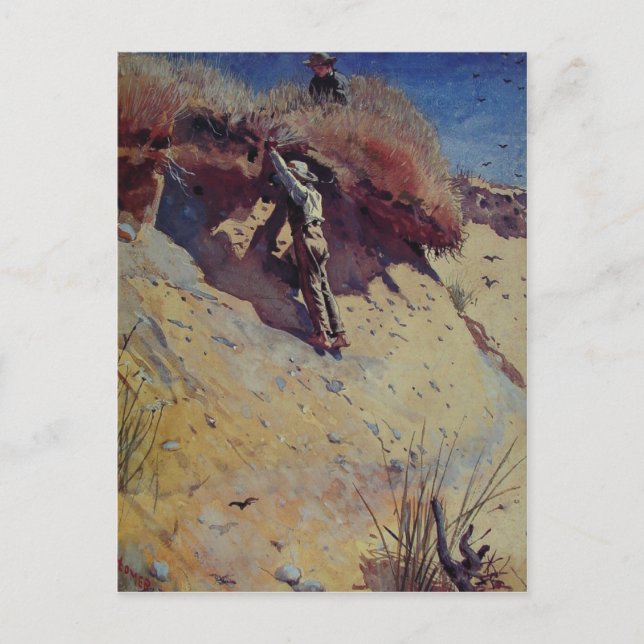 Vykort med Winslow Homer-målning (Framsida)