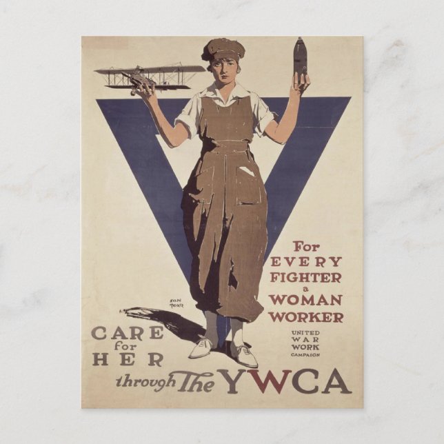 Vykort med WWII-propaganda Poster Skriv ut (Framsida)