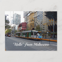 vykort Melbourne Tram