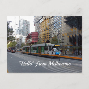 vykort Melbourne Tram