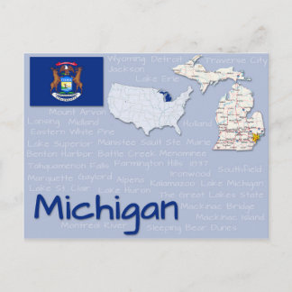 vykort "Michigan"