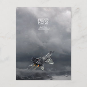 vykort Mikoyan MiG-29