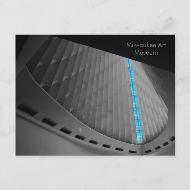 vykort - Milwaukee Art Museum (Framsida)