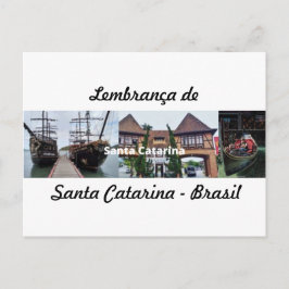 Vykort minne från Santa Catarina Brasilien