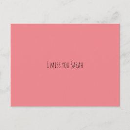 vykort missar rosan, enkelt redigeringsalternativ