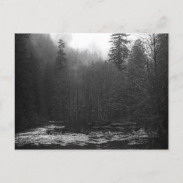 vykort - Misty Salmon River, Oregon