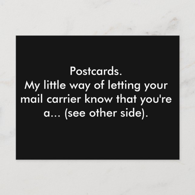 Vykort. Mitt lilla sätt att låta din post.. Vykort (Framsida)