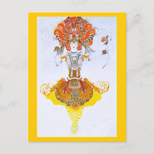 Vykort-Modekonst-Bakst 9 Vykort (Framsida)