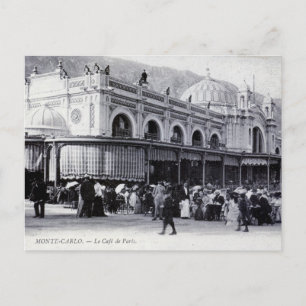 vykort, Monte Carlo, Cafe de Paris Vykort