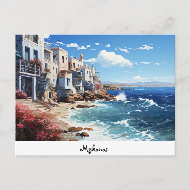 Vykort Mykonos (Framsida)