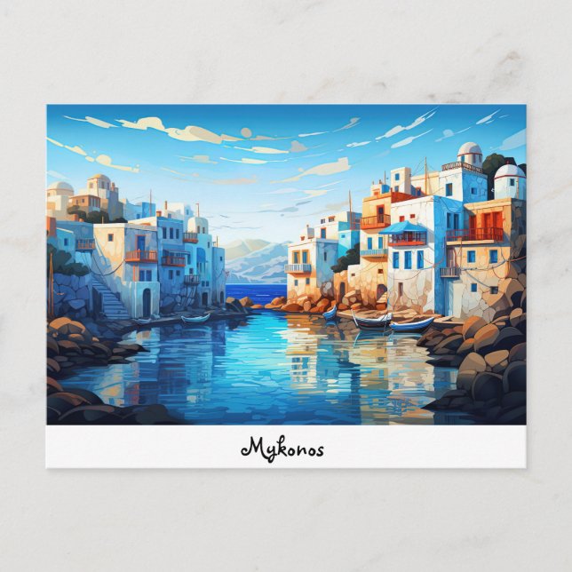 vykort Mykonos (Framsida)