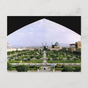 vykort Naghsh-i Jahan Square, Isfahan, Iran