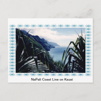 Vykort-NaPalikusten, Kauai, Hawaii Vykort