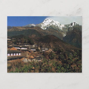 vykort Nepal Annapurna - Gandrung