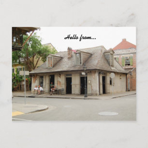 vykort New Orleans Louisiana Lafitte's Pub