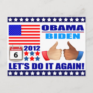 vykort: Obama/Biden - Kalender - Gör det igen! Vykort
