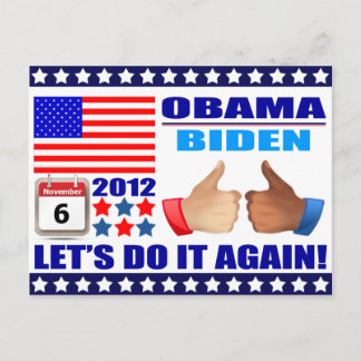 vykort: Obama/Biden - Kalender - Gör det igen! Vykort