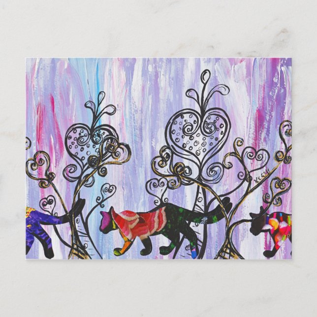 Vykort och vykort för katt (Framsida)