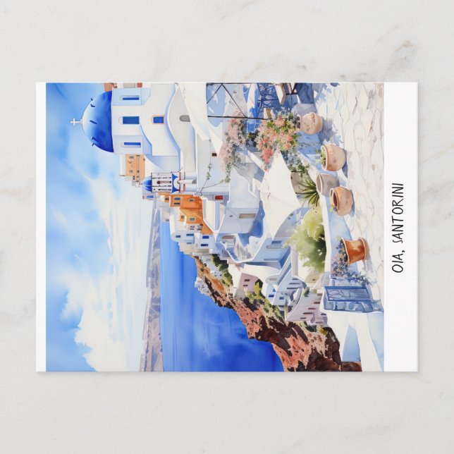 Vykort Oia Santorini (Framsida)