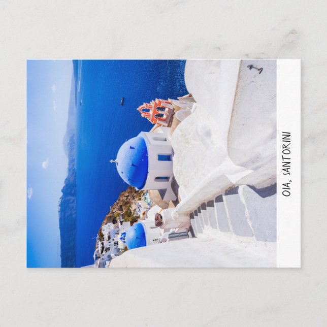 vykort Oia Santorini (Framsida)