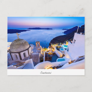 vykort Oia Santorini