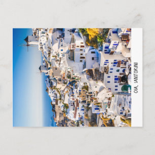 vykort Oia Santorini