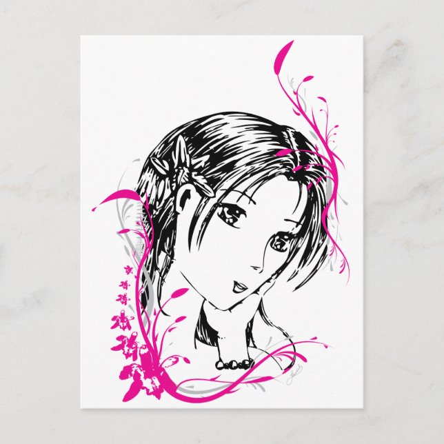 vykort - Orchid (Framsida)