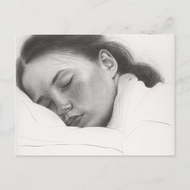 Vykort (originalutskrift från teckning) (Framsida)