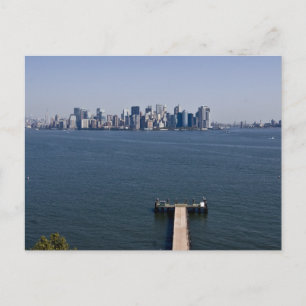vykort över Lower Manhattan