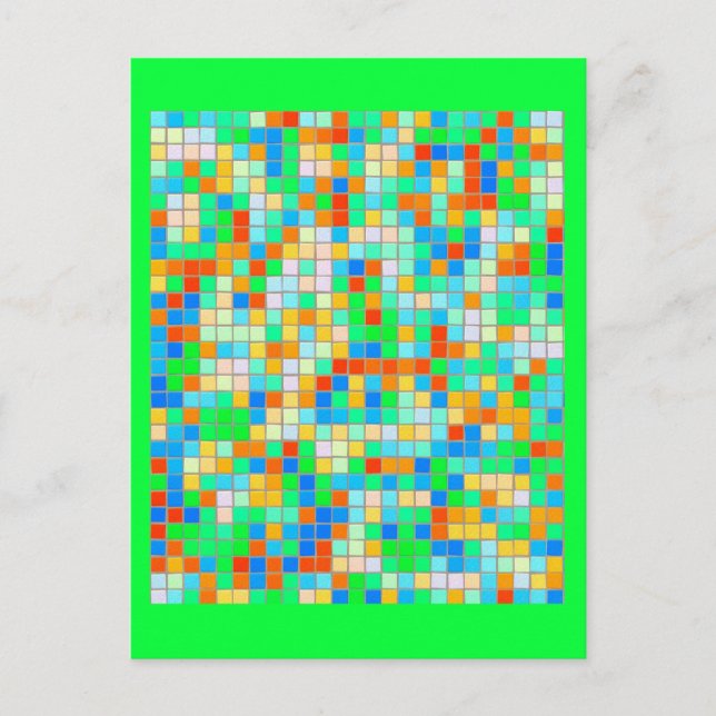 Vykort-Övrigt/Abstrakt-Mosaics 11 Vykort (Framsida)