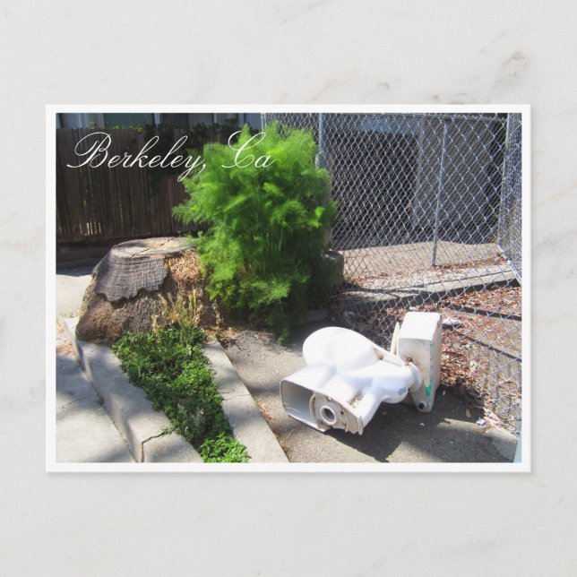 vykort på gatorna i Berkeley (Framsida)