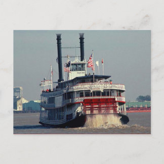 vykort Paddle Steamer Natchez New Orleans LA